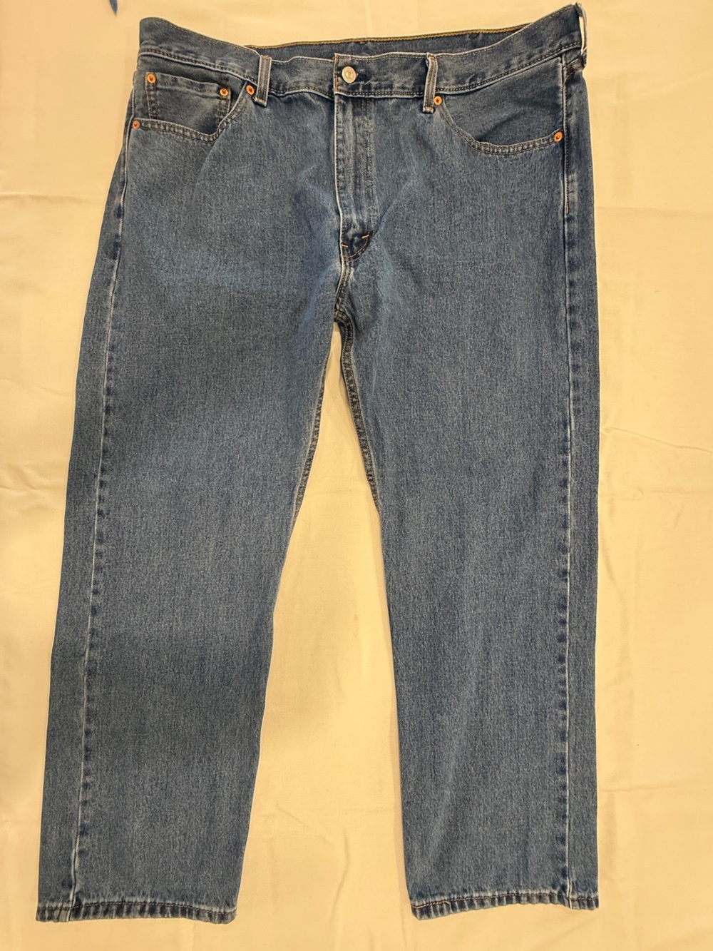 Levi’s 505 men’s regular fit straight leg jeans W44 L32